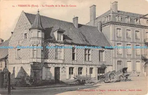R387016 Verneuil Eure La Tourelle de la Rue du Canon A Barrier
