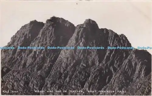 R385342 Adam und Eva auf Tryfan Nant Francon Pass N 63 A W H 1956