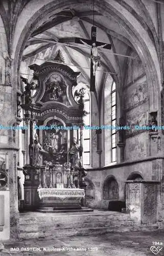 R385378 Bad Gastein Nicolaus Kirche anno 1389 734 a Alfred Grundler Nr 22 RP