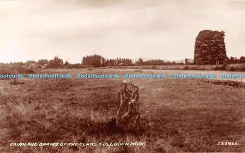 R387312 Cairn and Graves of the Clans Culloden Moor Valentine RP