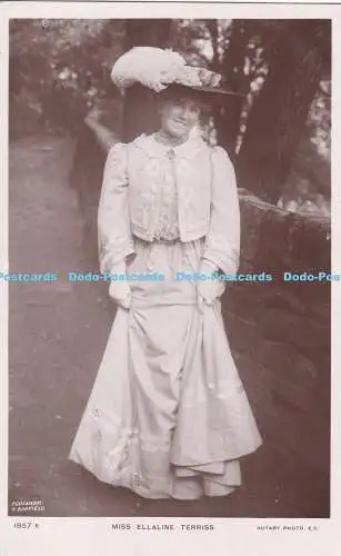 R385409 Miss Ellaline Terriss 1857 K Foulsham and Banfield Rotary Photo E C