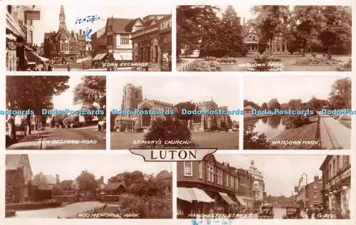 R387331 Luton St Mary Church Wardown Park Manchester Street Valentine RP Multi V