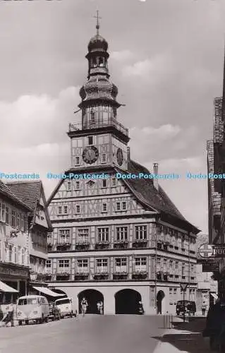 R385422 Kirchheim Teck Rathaus Georg Dangel Nr 18258 5D Agfa 1957