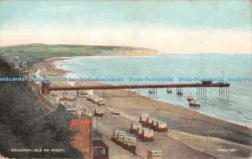 R387344 Sandown Isle of Wight Postkarte