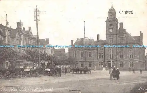 R387347 Great Yarmouth Das Rathaus Postkarte 1920