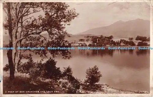 R387401 A Peep of Ben Cruachan and Loch Awe J B White The Best of All Series 193