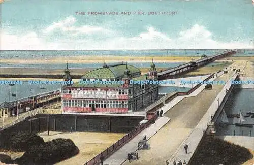 R387508 Southport The Promenade and Pier G D and D L The Star Series 1917