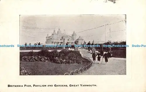 R385597 Great Yarmouth Britannia Pier Pavilion and Gardens Allen Bazaar Broad Ro