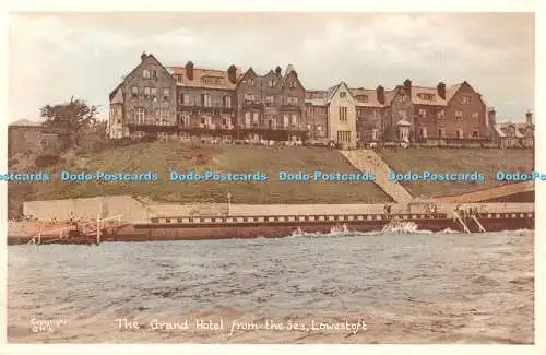 R385776 Lowestoft The Grand Hotel From the Sea Tuck