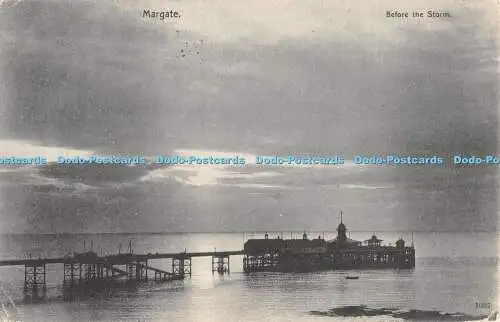 R387862 Margate Before the Storm J Davis Victoria Serie 1904