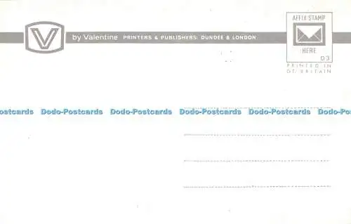 R385931 Karte von Sussex Valentine Postkarte