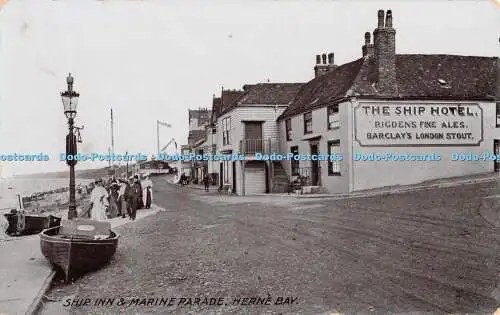 R387926 Herne Bay Ship Inn and Marine Parade E T W Dennis Dainty Serie 1914