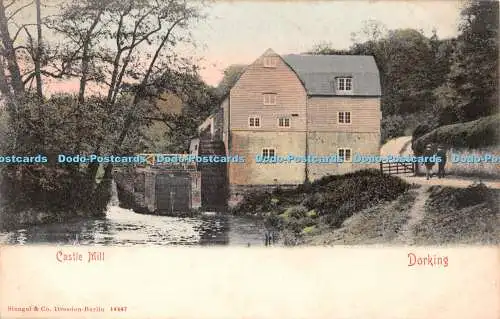 R385988 Dorking Castle Mill Stengel Postkarte