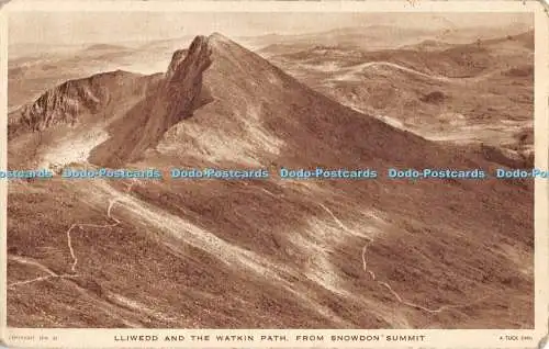 R388794 SDA 35 Lliwdd and the Watchkin Path from Snowdon Summit Tuck