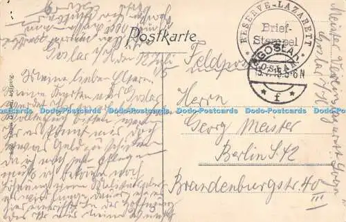 R388875 Goslar A Harz Holzschnitzereien am Brusttuch 8096 Louis Glaser 1915