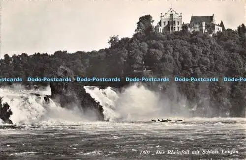 R388989 1307 Der Rheinfall mit Schloss Laufen Rud Suter