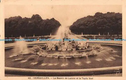 R386312 Versailles Le Bassin de Latone et le Tapis Vert A Leconte Guy