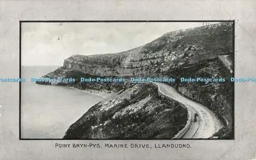 R389137 Point Bryn Pys Marine Drive Llandudno Duotyp Prozess Marine grün Foto