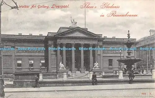 R389155 Walker Art Gallery Liverpool Theres Gladness in Remembrance 1078 X Hartm