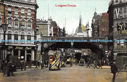 R388442 Ludgate Circus Postkarte 1909