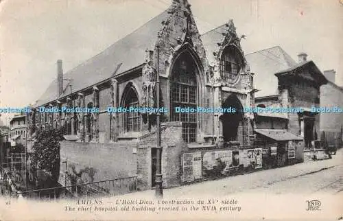 R389253 Amiens Hotel Dieu Construction du XVe siecle The chief hospital old bui