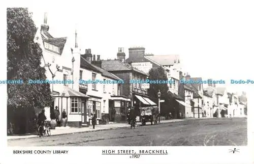 R389267 Berkshire County Library High Street Bracknell c1907 Pamlin Prints