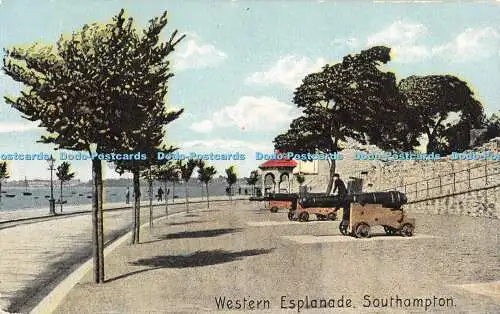 R388503 Western Esplanade Southampton Fine Art Postkarten Shureys Publikationen