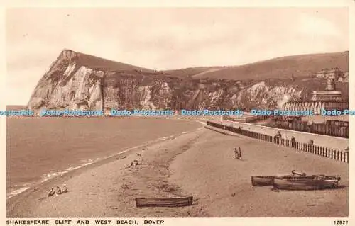 R389283 Shakespeare Cliff and West Beach Dover 12822 Salmon