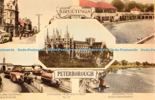 R391177 Greetings from Peterborough No 72 Multi View