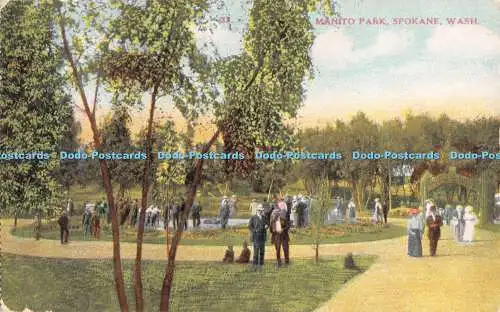 R388584 Manito Park Spokane Wash Spokane Postkarte 1909