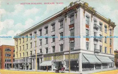 R388585 9 Hutton Building Spokane Wash Spokane Postkarte