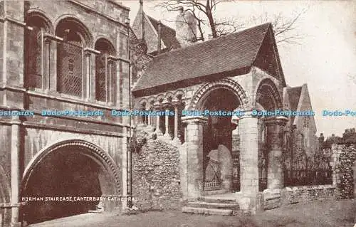 R391222 Norman Staircase Canterbury Cathedral J G Charlton