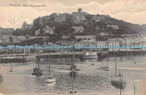 R391238 Torquay from Princess Pier No 923 W Comery 1913