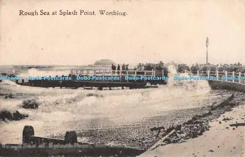 R391262 Raue See am Spritzpunkt Worthing R B W 1917