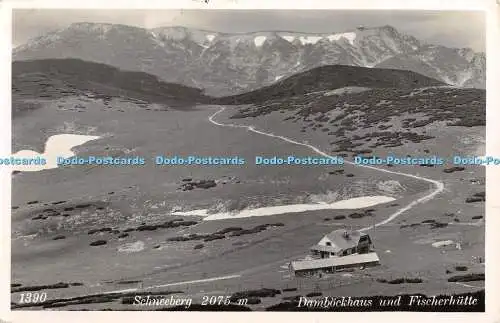 R389495 1390 Schneeberg Dambockhaus und Fischerhütte Franz Schneidhofer 1939