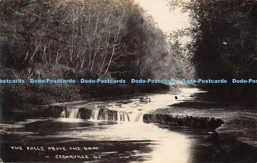 R393570 The Falls above the Dam Cedarville Ill The Gem Photo 1908