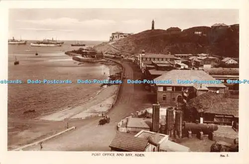 R389732 Post Office And Bay Aden No 7 Egyptian Cigarettes Factory M S Lehem and