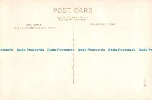 R389732 Post Office And Bay Aden No 7 Egyptian Cigarettes Factory M S Lehem and