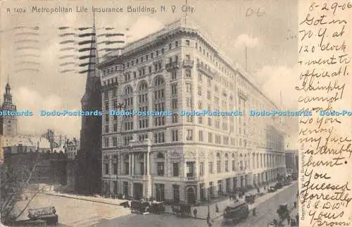 R391714 N Y City Metropolitan Life Insurance Building Rotograph 1906