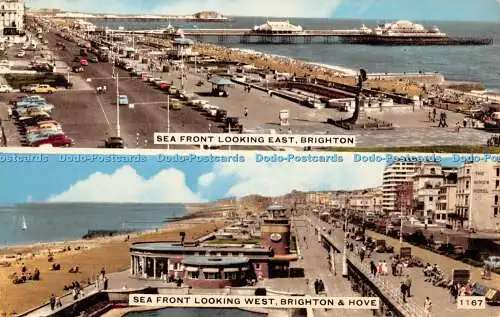 R389908 Sea Front Looking East Brighton Sea Front Looking West Brighton and Hove