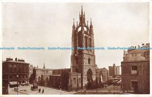 R393798 3848 St Nicholas Cathedral Newcastle on Tyne Valentines Photo Brown Seri