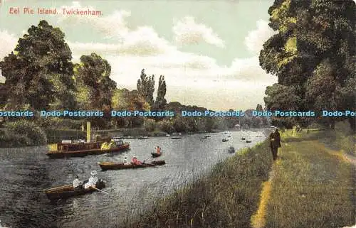 R391764 Twickenham Eel Pie Island Postkarte