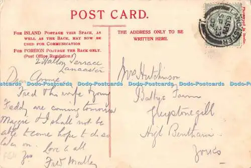 R393905 Rathaus und Marktplatz Lancaster John O Gaunt Serie 1907