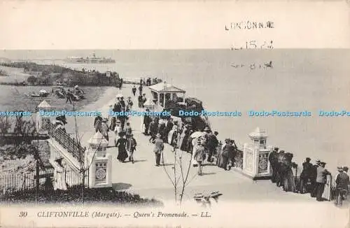 R390036 30 Cliftonville Margate Queens Promenade LL Levy Fils 1919