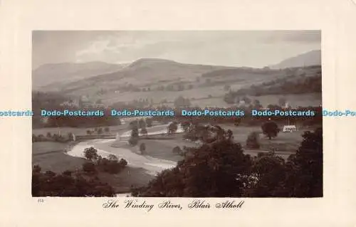 R393917 315 The Winding River Blair Atholl Davidsons Real Photographic Series Id