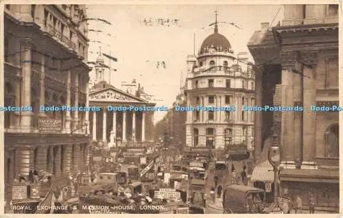 R393919 Royal Exchange and Mansion House London 1926