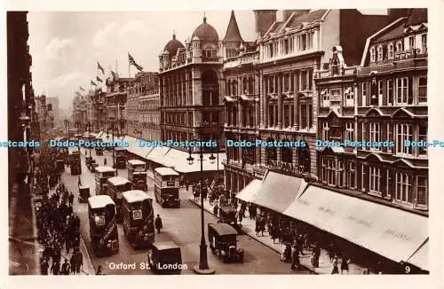 R391895 London Oxford St RP Postkarte