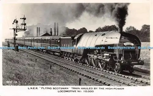 R393930 38C 12 L N E R Flying Scotsman Train gezogen von der Hochleistungslokomotive