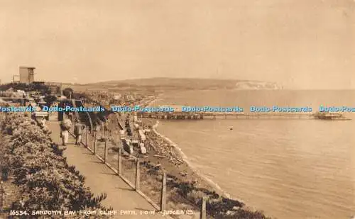 R393941 16554 Sandown Bay from Cliff Path I O W Judges