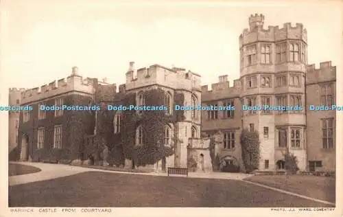 R391914 Warwick Castle from Courtyard J J Ward Special Photo Art Series No 2038